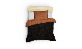 L'essentiel linge de maison Juego de funda de edredón individual Dawn - Copper